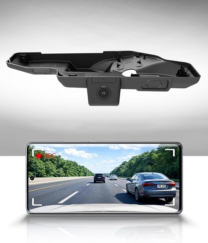 Fitcamx Front 4K+Rear 1080P Dash Cam Adapts for Ford Mustang 2024 2025 2026 Ecoboost GT Premium Dark Horse, OEM Look, 2 Way HD Video, WiFi & APP, Loop Recording, G-Sensor, Easy to Use, 128GB Card in Kuwait
