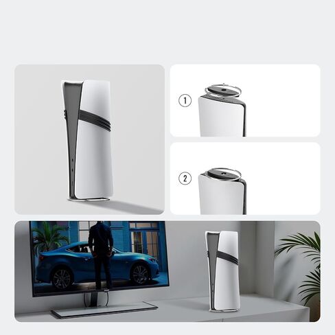 Hzxkqmil Vertical Stand for PS5/PS5 Slim/PS5 Pro Console Disc/Digital in Kuwait