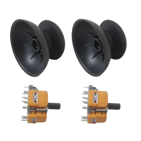 JURENGUDF Anti-Drift TMR Joystick Repair Module Compatible with PS5 DualSense/DualSense Edge, Contact-Less Magnetic Sensing, Eliminates Stick Drift, Soldering Needed with Caps in Kuwait