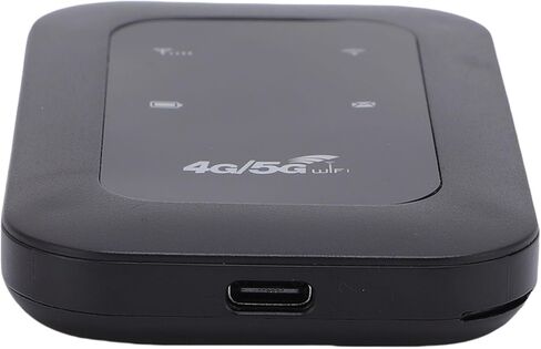 4G 5G Portable WiFi Hotspot,300Mbps LTE Mobile Router with SIM Card Slot & LED Display,Portable WiFi Router Supports 10 Connected Devices in Kuwait