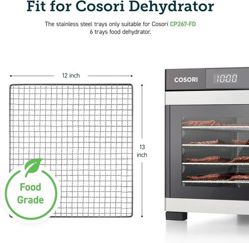 Cosori Food Dehydrator Accessories, Stainless Steel Sheets, CP267-FD Only in Kuwait