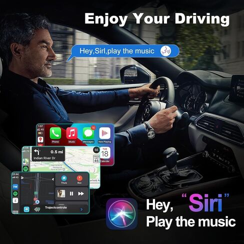 Wireless CarPlay Adapter for iPhone & Android Auto in Kuwait