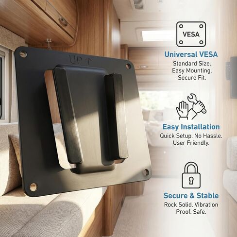 Anti-Rust Quick Release Polymer (Plastic) RV TV Bracket, in Kuwait