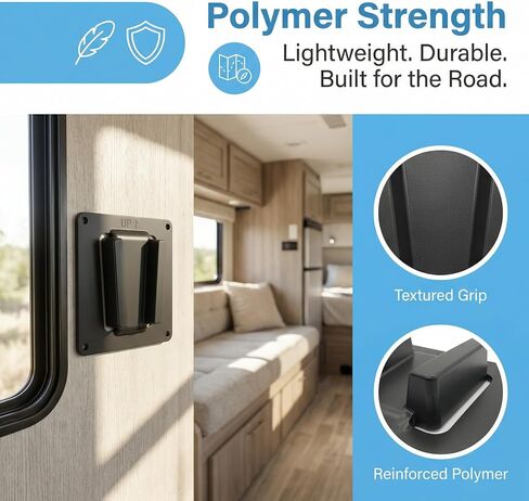 Anti-Rust Quick Release Polymer (Plastic) RV TV Bracket, in Kuwait
