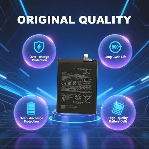 New Cellphone Replacement Battery BN59 Compatible with Redmi Note 10 4G & Redmi Note 10S, with Tools in Kuwait