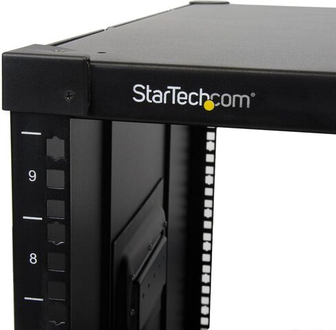 StarTech 9U 4-Post Mobile Open-Frame Rack, 19in, 220lb, TAA (RK960CP) in Kuwait