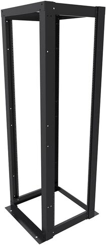 NavePoint 42U 23-inch Width 4-Post Frame Rack - Open Frame Rack with Threaded for 23 Inch Equipment, Server Rack 881 lbs Weight Capacity, Floor Mount, RU Markings in Kuwait