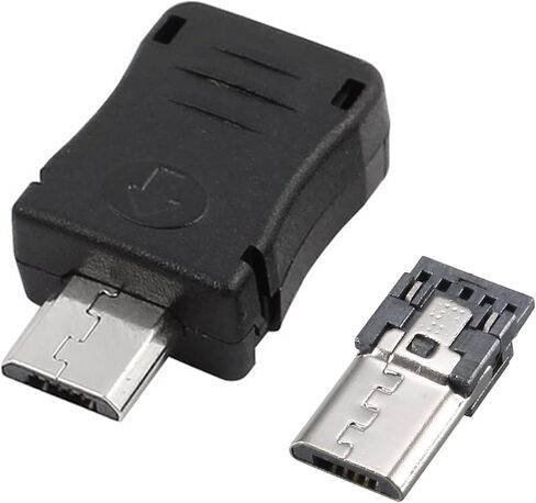 MECCANIXITY 10Set Micro USB Male Connector W Plastic Cover with Micro USB in Kuwait