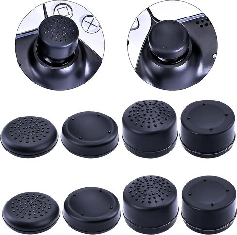 Thumb Grips for PS Portal, 8Pcs-4 Height for PS Portal Joystick Caps Black in Kuwait