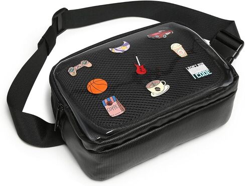 Ita Fanny Pack Pin Display Crossbody Bag For Cosplay Daily Wear in Kuwait