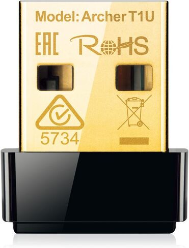 TP-Link Archer T1U AC450 Nano USB Wireless WiFi Network Adapter, Works with Windows and Mac OS, 5GHz Only. in Kuwait