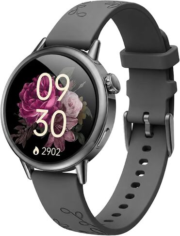 Smart Watch for Women, 1.1" AMOLED Display, Ultra-Light Smartwatch with Heart Rate & Sleep Tracking, SpO2 Monitor, 100+ Sports Modes, Fitness Tracker, 5ATM Waterproof, iPhone & Android in Kuwait