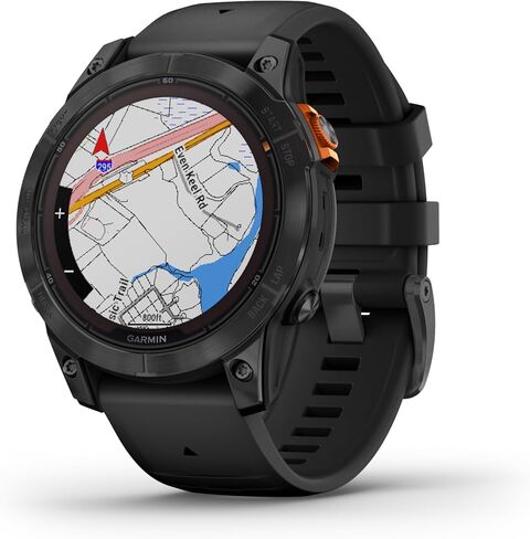 Garmin fēnix 7 Pro - Solar Edition (No Wi-Fi) Multisport GPS Smartwatch, Built-in Flashlight, Solar Charging Capability in Kuwait