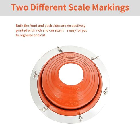 Silicone Tent Stove Jack Kit Fitting Pipe OD 3" to 6-1/4", Flexible High Temp Stove Jack Kit for Bell Tent/Yurt/Wood Burner (#4 (Pipe OD 3" to 6-1/4")) in Saudi Arabia