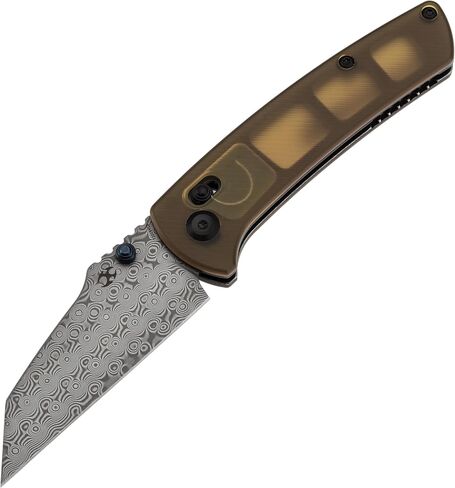 KANSEPT Main Street Pocket Folding Knife, 3.36''Black 154CM Sharp Blade,Black and Red G-Mascus Handle with Axis Lock and Thumb Stud, Perfect Clip for Camping Hiking Fishing Gift Everyday Carry T1015v5 in Kuwait