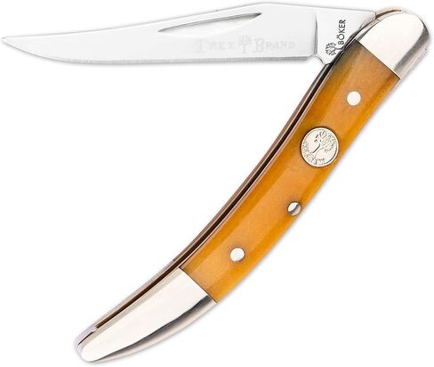Boker Texas Toothpick 3 Inch Pocket Knife, Yellow Smooth Bone, Traditional Series 2.0, Made in Germany in Kuwait
