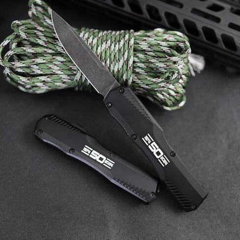 9000 Pocket Knife 3.3" Magnacut Blade, Folding Camping Knife, Black in Kuwait