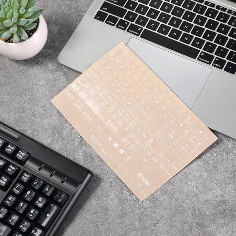 2 Pcs English Keyboard Stickers, Laptop Replacement English Letter Stickers in Kuwait