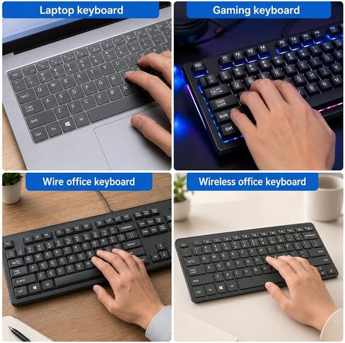 2 Pcs English Keyboard Stickers, Laptop Replacement English Letter Stickers in Kuwait