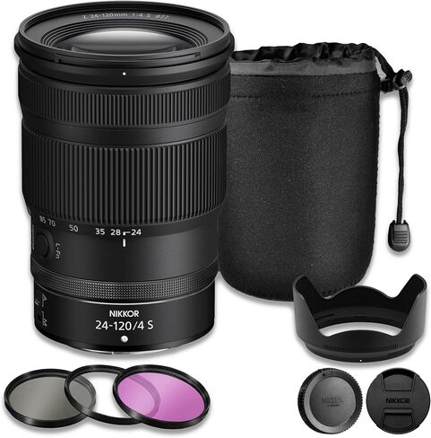 Nikon NIKKOR Z 24-120mm f/4 S Lens (20105) Bundle in Kuwait