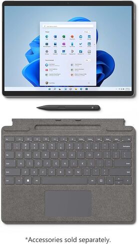 Microsoft Surface Pro 8 13" Tablet Intel Core i5-1135G7 16GB RAM 256GB SSD Platinum - 11th Gen i5-1135G7 Quad-core - 2880 x 1920 PixelSense Flow Display (Renewed) in Kuwait