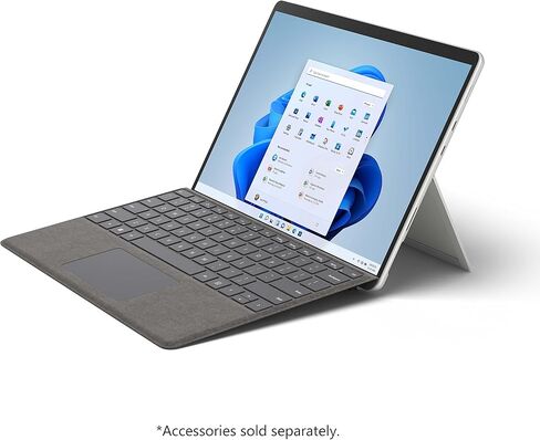 Microsoft Surface Pro 8 13" Tablet Intel Core i5-1135G7 16GB RAM 256GB SSD Platinum - 11th Gen i5-1135G7 Quad-core - 2880 x 1920 PixelSense Flow Display (Renewed) in Kuwait