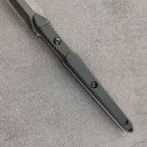 Outdoor Tactical Fixed Blade Knife With Kydex Sheath, 440C Stainless Steel Aerospace Aluminum Handle,Portable Straight Knife For Survival, Hiking, Camping in Kuwait