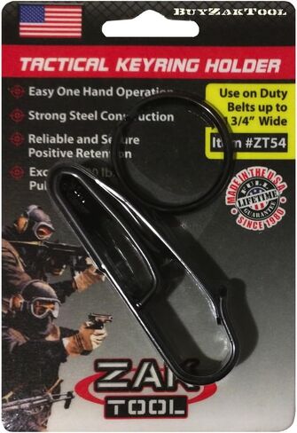 Zak Tool Tactical Key Ring Holder - ZAK-54 Key Ring Holder – Black Fits 1.75 Inch Wide Belt. in Kuwait