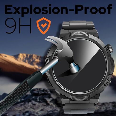 Screen Protector for Soudorv S50 1.53'' Military Smart Watch, 3 Pack in Kuwait