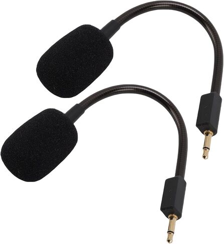 Qinlorgo Replacement Mic for BlackShark V2 Gaming Headset, 3.5mm Jack Detachable Noise Cancelling Microphone for BlackShark V2 SE PRO (White) in Kuwait