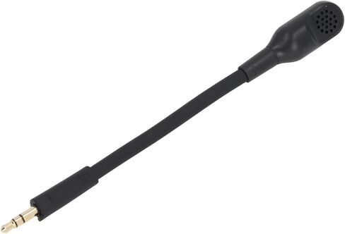 Mic for Headset, 3.5mm Plug Headphone Mic Attachment, 5.9 Length Replacement Microphone, ABS Detachable Gaming Microphone with Sponge Cover Replacement for Barracuda X in Kuwait
