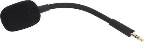 Mic for Headset, 3.5mm Plug Headphone Mic Attachment, 5.9 Length Replacement Microphone, ABS Detachable Gaming Microphone with Sponge Cover Replacement for Barracuda X in Kuwait