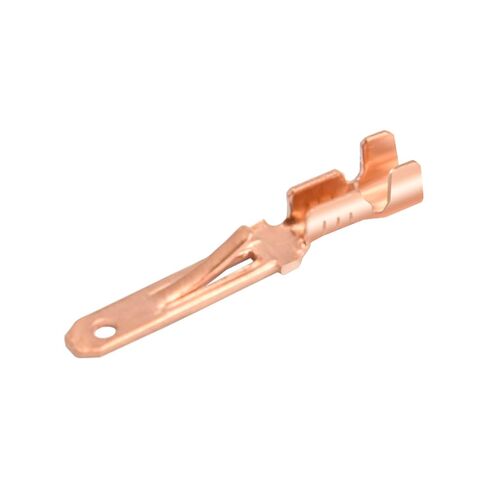 Heschen Male Spade Quick Splice Crimp Terminals 2.8mm Crimp Connector Non Insulated 100 pcs in Kuwait