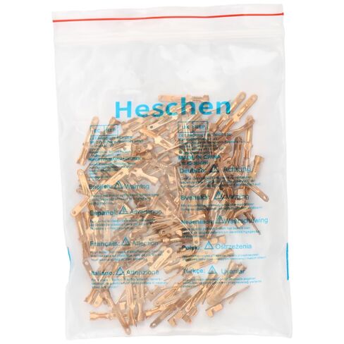 Heschen Male Spade Quick Splice Crimp Terminals 2.8mm Crimp Connector Non Insulated 100 pcs in Kuwait