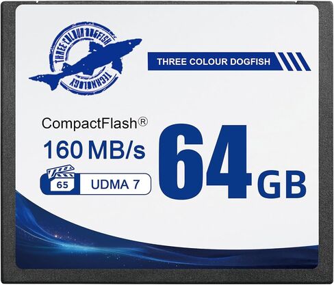 Dogfish Compact Flash Memory Card 64GB, UDMA 7 Speed Up to 160MB/s in Kuwait