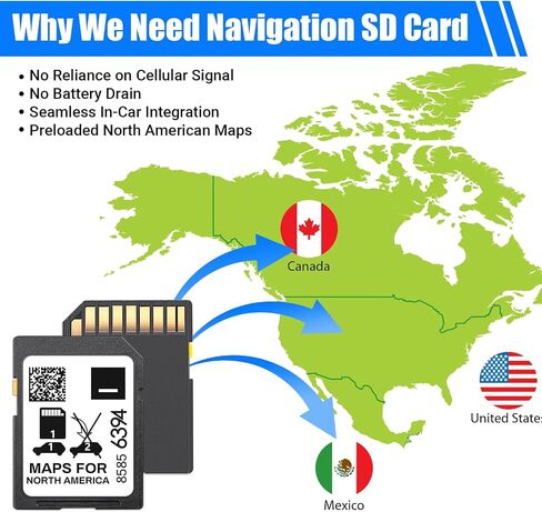 Navigation SD Card 85856394 Compatible with Cadillac Buick Chevrolet GMC in Kuwait