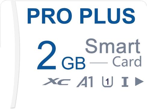 2GB Memory Card with Adapter, UHS‑I Class 10 A1 High Speed TF Card for Phones, Tablets, Cameras, Security Cameras, Car Audio, Game Console (TF187 2GB) in Kuwait