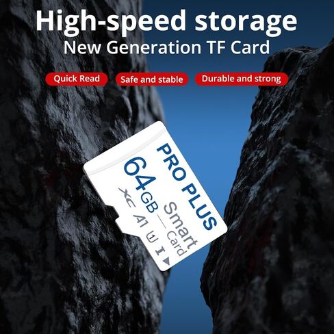 2GB Memory Card with Adapter, UHS‑I Class 10 A1 High Speed TF Card for Phones, Tablets, Cameras, Security Cameras, Car Audio, Game Console (TF187 2GB) in Kuwait