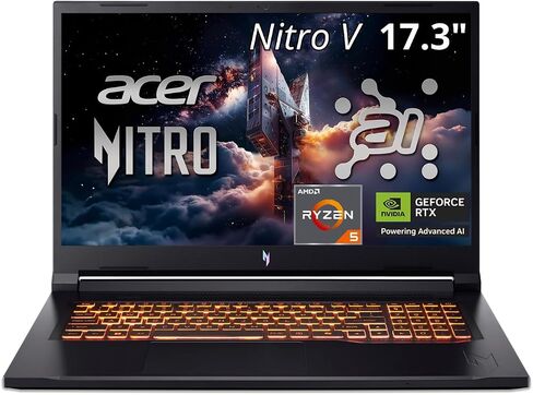 Acer Nitro V 17.3in Gaming Laptop ANV17-41-R8ML 16GB RAM 512GB SSD in Kuwait