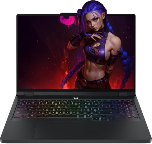 Lenovo Legion 5 Pro Gaming AI Laptop 16" WQXGA OLED 165Hz 1100nits HDR Peak AMD 8-core Ryzen 7 8745HX 16GB RAM 2TB SSD GeForce RTX 5060 (Up to 572 AI Tops) RGB Backlit Harman Wi-Fi7 Win11Pro ICP Hub in Kuwait