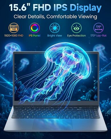 Laptop Computer, 16GB RAM, 512GB SSD, 15.6" FHD IPS Display in Kuwait