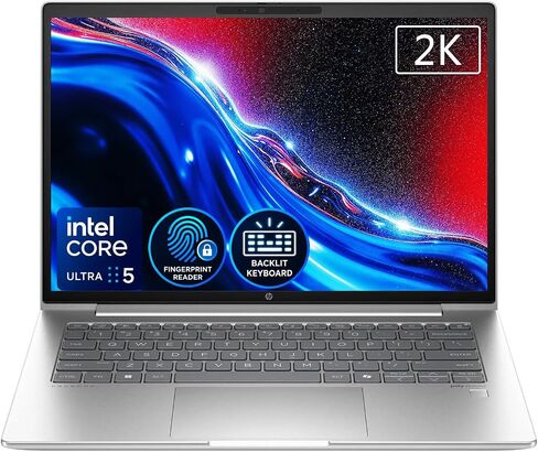 HP ProBook 440 G11 14" 2K Business AI Laptop, Intel Core Ultra 5 125U, 32GB DDR5 RAM, 1TB SSD, Fingerprint Reader, Backlit Keys, Ethernet Port, Wi-Fi 6E, Poly Studio Audio, Copilot AI, Windows 11 in Kuwait