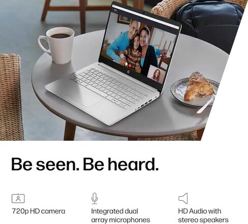 HP 14" Student Laptop, Intel N150 Processor (Up to 3.6GHz), 128GB Storage in Kuwait
