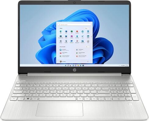HP Pavilion 15.6" FHD Anti-Glare Laptop, 16GB RAM, 512GB SSD Storage, Intel Core i3-1215U Processor up to 4.4GHz, Type-C, HDMI, Windows 11 Home, Silver (16G RAM | 512G SSD) in Kuwait