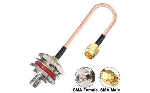 Waterproof SMA Extension Cable SMA Male to SMA Female Cable, 2-Pack in Kuwait