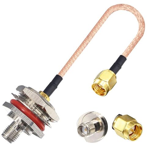Waterproof SMA Extension Cable SMA Male to SMA Female Cable, 2-Pack in Kuwait