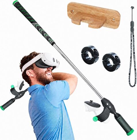 DeadEyeVR DriVR Elite Chrome Club and Steel Shaft Weights Bundle in Kuwait