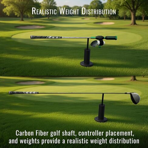 DeadEyeVR DriVR Elite Chrome Club and Steel Shaft Weights Bundle in Kuwait