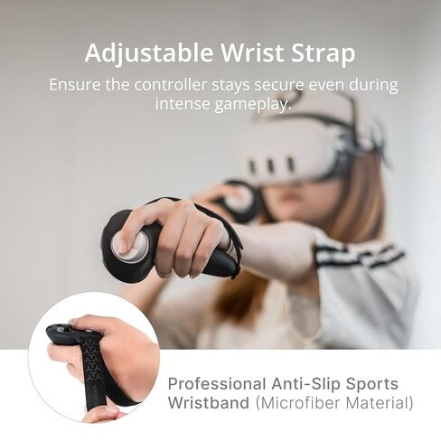 BOBOVR M3 Head Strap and G3 Controller Grips Cover Combo, Compatible with Quest 3/3S in Kuwait