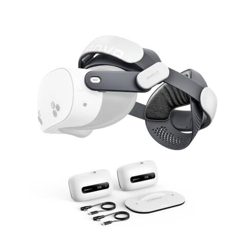 BOBOVR M3 Head Strap Dual Battery and Charging Dock Combo ，Compatible with Quest 3/3S in Kuwait